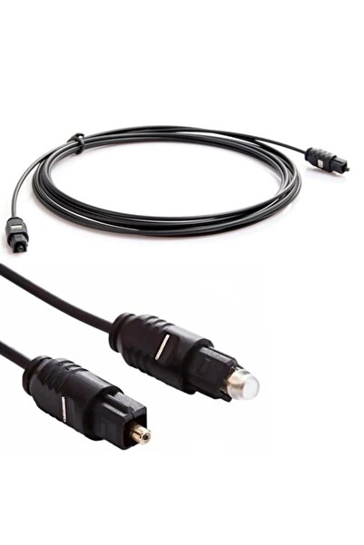 ATAELEKTRONİK 5 Metre Fiber Optik Dijital Ses Kablosu Optical Toslink Audio Ses Sinema Sistemi