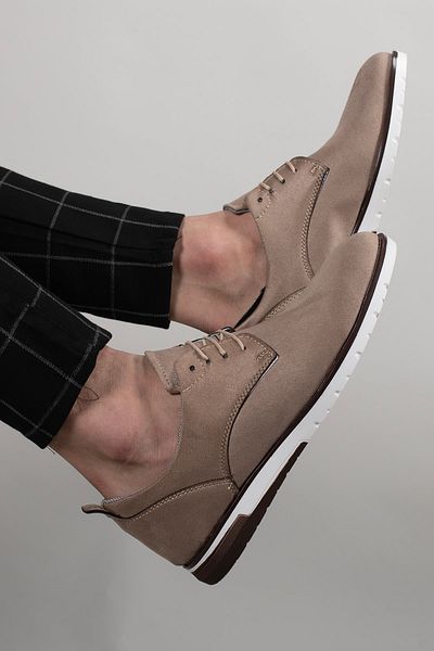 Riccon Pánské boty pro volný čas0012206 Suede Mink