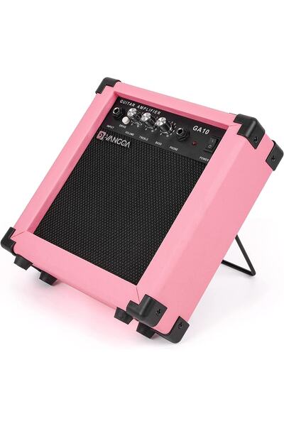 VANGOA Ga10pk 10 Wat Pembe Renk Elektro Gitar Amfisi