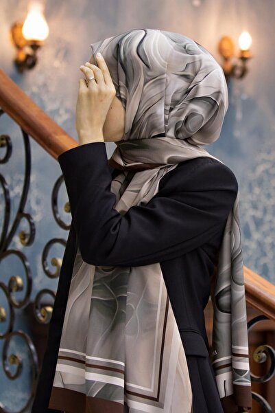 Vissona Kadın Luna Şal Krem-6