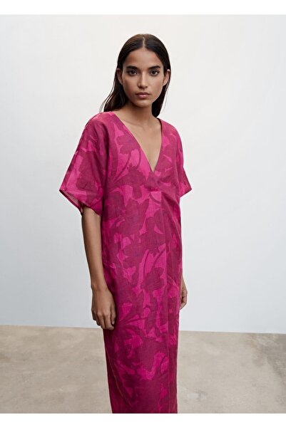 MANGO Woman Kleid mit Blumenmuster