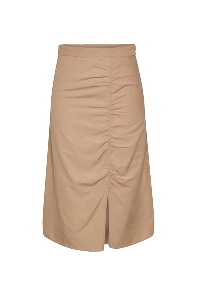 PIECES Rock - Beige - Midi