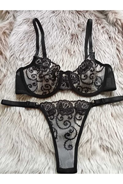 ecem lıngerie Γυναικείο Σουτιέν με Κάλυμμα και Μοτίβο, Εντυπωσιακό Σουτιέν Μπ...