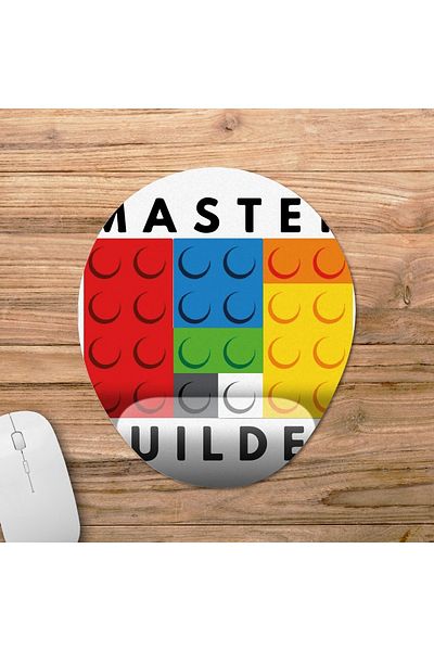 Pixxa Lego Mousepad with Wrist Support Model - 4 Oval