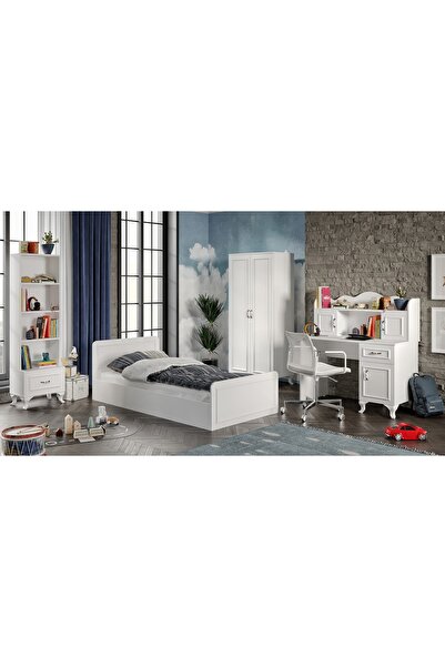 KZNMOB HOME Snow Country Tarzı Çocuk Odası Takımı - 4 Parçalı Ve Tamamı 1. Ka...