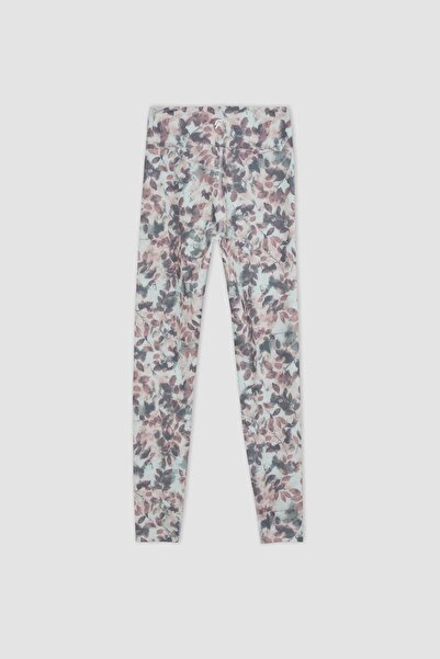 DeFacto Fit Desenli Bel Şekillendirici Sporcu Tayt