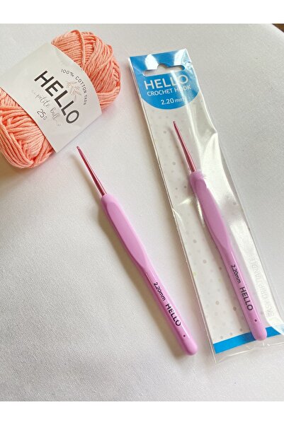 EDA HOME TEKSTİL Hello Silikon Saplı Örgü Tığı