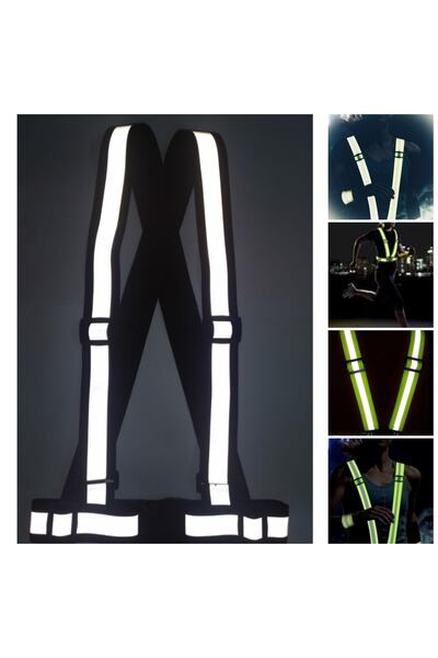 Vi Caro سترة عاكسة عالية الوضوح سترة تحذير قابلة للتعديل