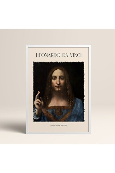 HOMEPACK Slika u belom drvenom okviru, uokviren poster, umetnički moderni zid...