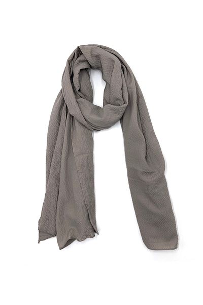 Naz Ipek Mio Jazz High Quality Overlocked Cotton Beige Shawl 190x70