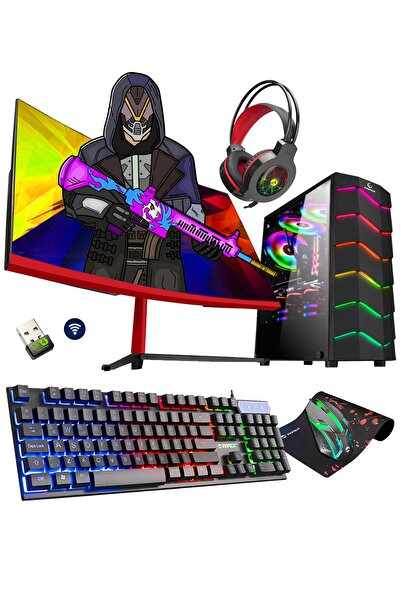 Zeiron Fx50 Ultra I5-3470 16gb 1tb Hdd+256gb Ssd Gtx1650 24" Oyuncu Masaüstü ...