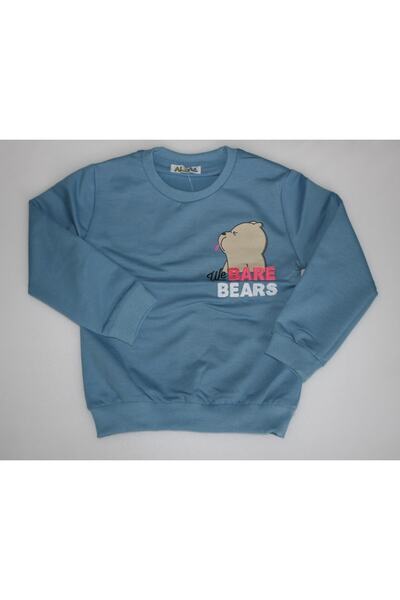 623609 Cocuk Bare Bears Baskı Nakışlı Ukol