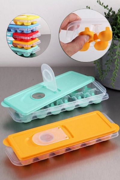 WAPPA Non-Stick Silicone Push-Off Ice Tray Ice Mold