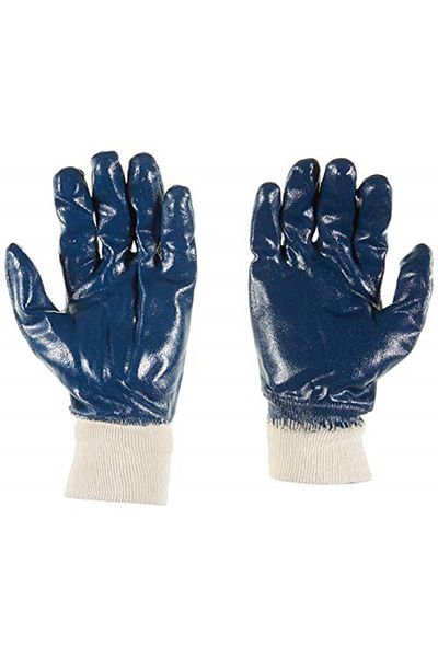 Beybi Kn4+ Cotton Nitrile Gloves No:9 - Pair - Navy Blue [Energy Class A+]