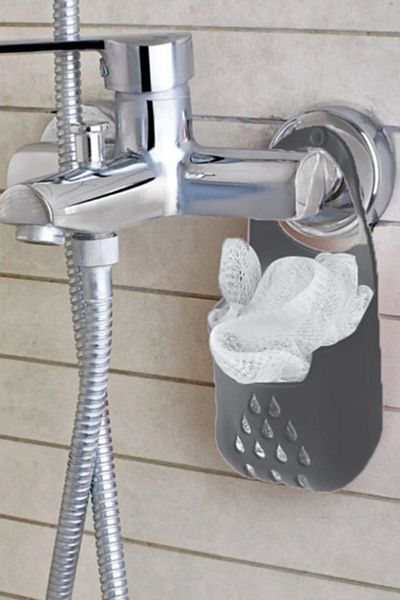 WAPPA Practical Hangable Silicone Dish Sponge Holder with Sponge Gift Sink Sponge Holder