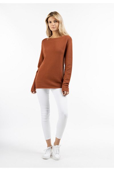 USHA Pullover - Rot - Regular Fit