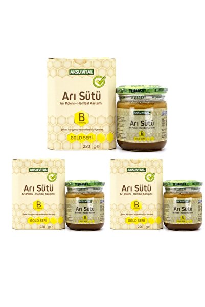 Aksu Vital Aksuvital Arı Sütü Bal Polen (b) 7.000 Mg - Çocuk X 3 Adet