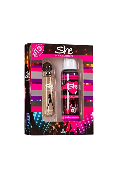 She Clubber Kadın 2'li Set Edt Parfüm 50 Ml + Deo 150 Ml