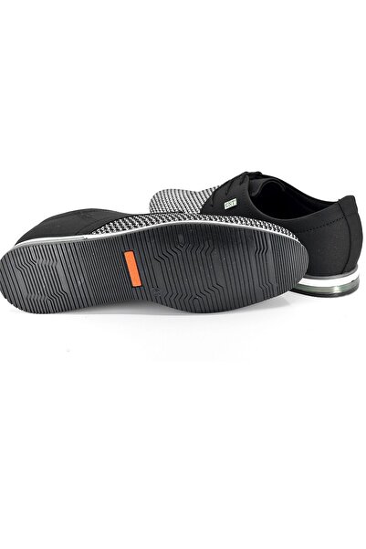 Riccon Černé pletené pánské boty pro volný čas