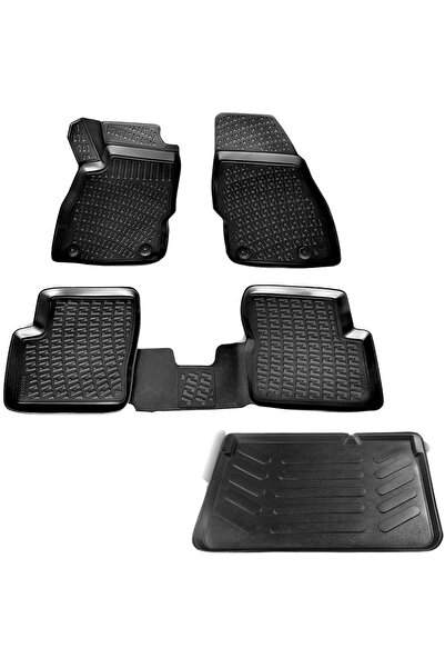 Rizline Opel Corsa D 3d Havuzlu Paspas + 3d Bagaj Havuzu 2007-2014 Arası -dön...