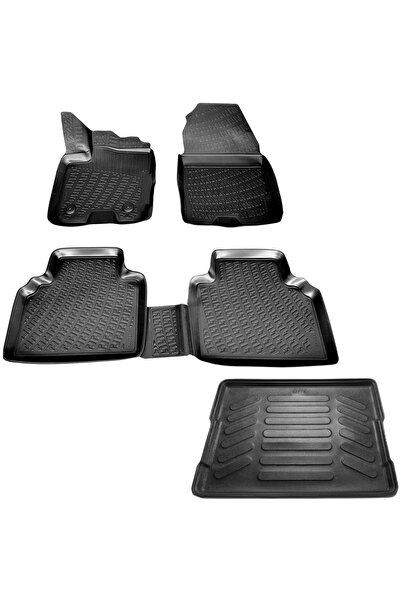 Rizline Ford Courier 3d Havuzlu Paspas + 3d Bagaj Havuzu 2014-2020 Arası Mark...