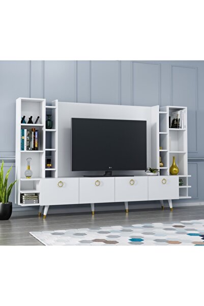 MOBİLYA GEZEGENİ Pastel X2125 Parlak Beyaz 220 Cm