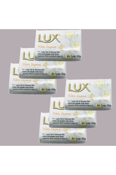 LUX Luxury Soap 80gr (white Ipmress) ''6 Pieces''