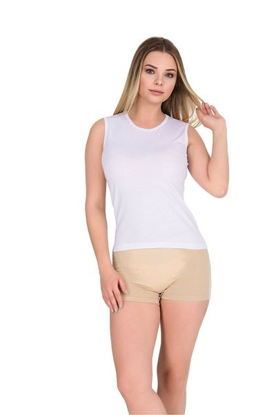 Berrak Tricou Body fără mâneci pentru damă Alb | 2 pachete