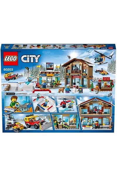 LEGO Lsc60203 City-city Ski Center /city /806 Pcs /+6 Years