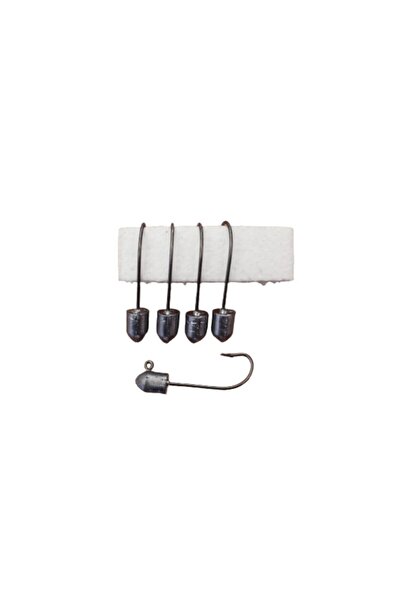 TİONE Zoka Black Nikel Slikon Iğnesi Jig 12 Gr 3/0 5 Adet
