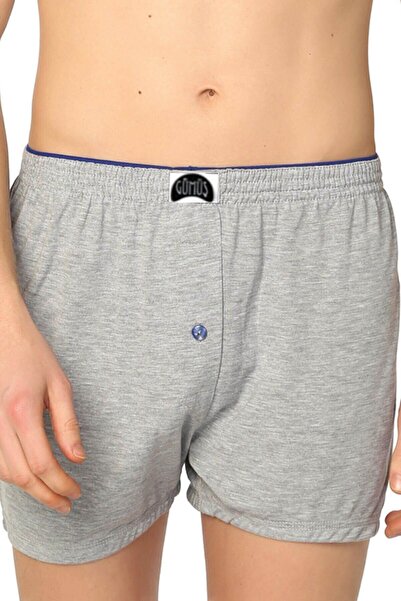 GÜMÜŞ Prosop gri pentru bărbați Talie bumbac moale boxeri