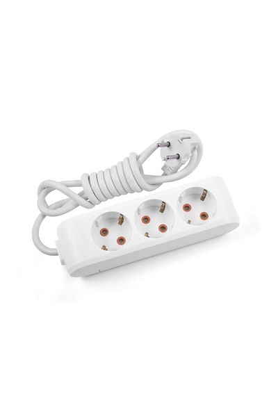 İstanbul E-Hırdavat مقبس مجموعة كابلات Viko Multi-let لحماية الأطفال 3 أمتار 3 قطع
