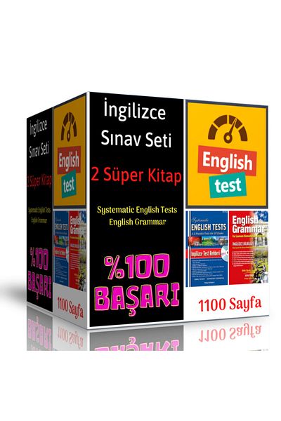 Enine Boyuna Eğitim مجموعة التحضير للامتحانات الإنجليزية (2 كتاب سوبر)