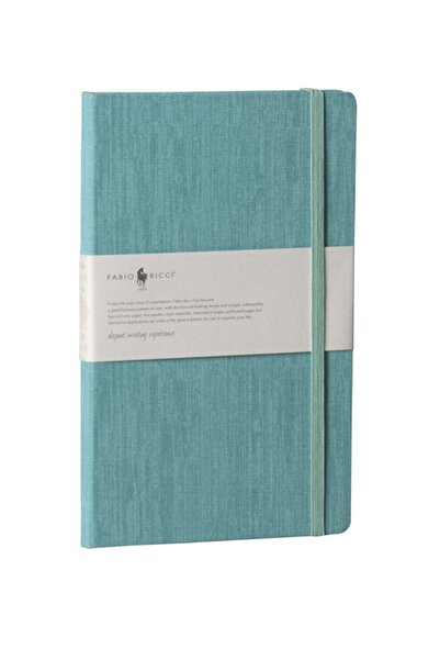 Fabio Ricci Lepidus Çizgisiz Turkuaz Defter 13x21cm