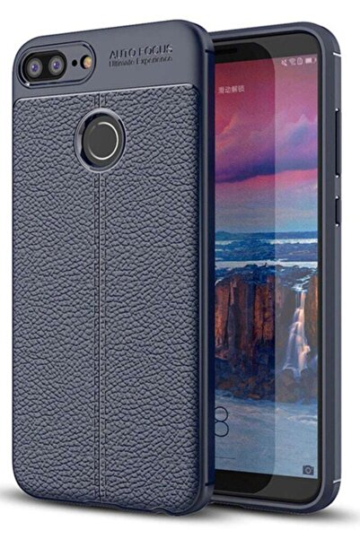CaseWorld Huawei Honor 9 Lite Uyumlu Kılıf Darbe Korumalı Deri Görünümlü Sili...