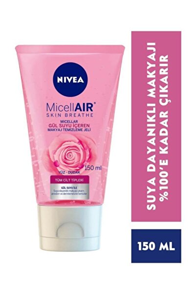 NIVEA Micellair Gül Suyu Içeren Makyaj Temizleme Jeli 150 Ml
