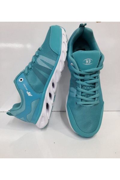 M.P. 171-1347 Mint Green White Mesh Women's Sports Shoes