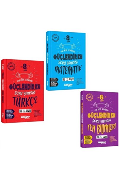 Ankara Yayıncılık Ankara Yayıncılık 8.sınıf Güçlendiren Mat-fen-türkçe Soru Bankası