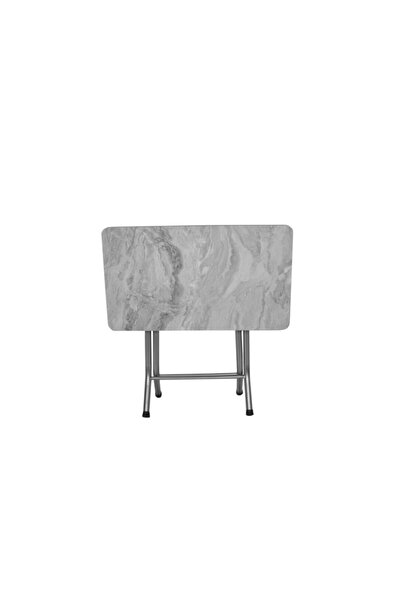 aldagelsin Antrasit Mermer Desenli Katlanabilir Masa (70*120)