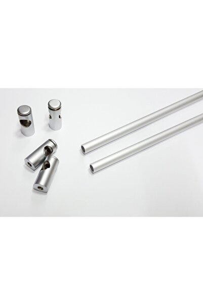 Şahin Briz Perde Borusu Ve Başlığı Perde Çubuğu 90 Cm (1 Çift)