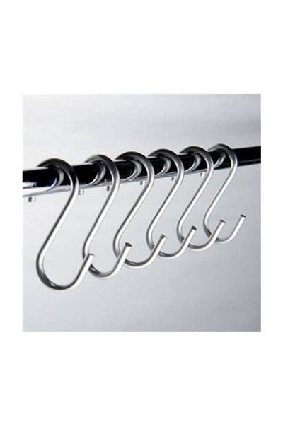 vomex 8 Pieces of Es Hook Hooks for Hanging Ladles on the Kitchen Hanger Pipe
