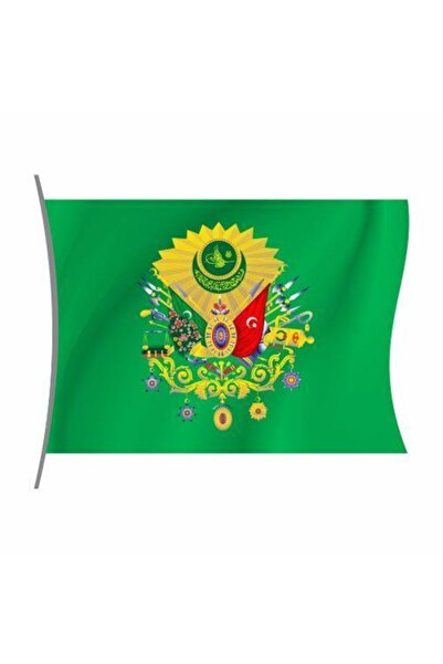 Rekbay Yeşil Renkli Osmanlı Bayrağı 70x105cm