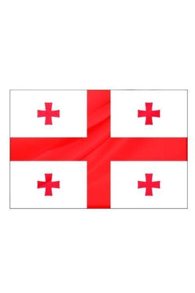 Rekbay Gürcistan Bayrağı 1.sınıf Parlak Kumaş 50x75cm