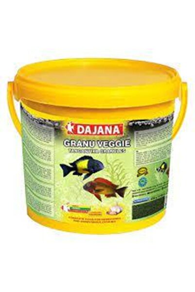 Dajana Granu Veggie Garlic Sarımsaklı Cichlid Yemi 100 GR