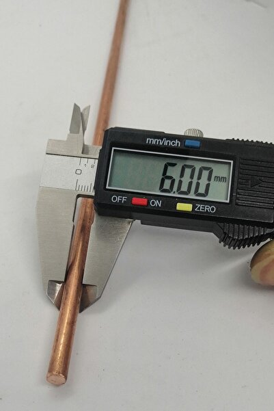 Sektör Metal Bakır Çubuk 6 Mm Topraklama Çubuğu Saf 50 cm