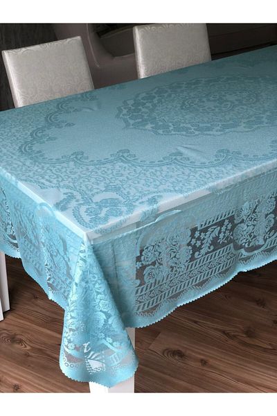 WENESSİ Față de masă tricotată cu model clasic 160x220