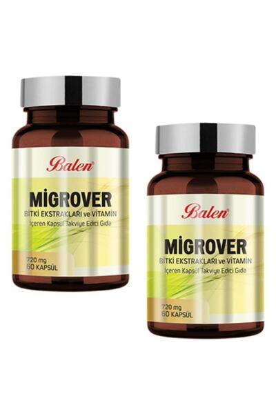 Balen نبات ميجروفر إكس.وكبسولة تحتوي على فيتامين 720 ملجم * 60 2 قطعة