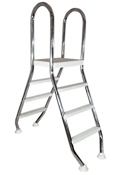 Waterfun Elevada Seri Yerüstü Havuz Merdiveni 4+4 Basamaklı Ve Platformlu