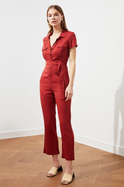 Trendyol Collection Jumpsuit - Orange - Relaxed