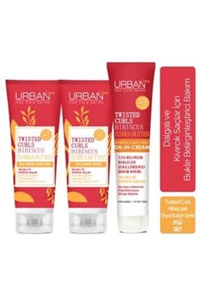 Urban Care Hibiscus &shea Butter Şampuan & Krem & Durulanmayan Bakım Kremi 3'...